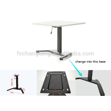 2016 single legs one motor electric customizable rise step sit to standing height adjustable desk